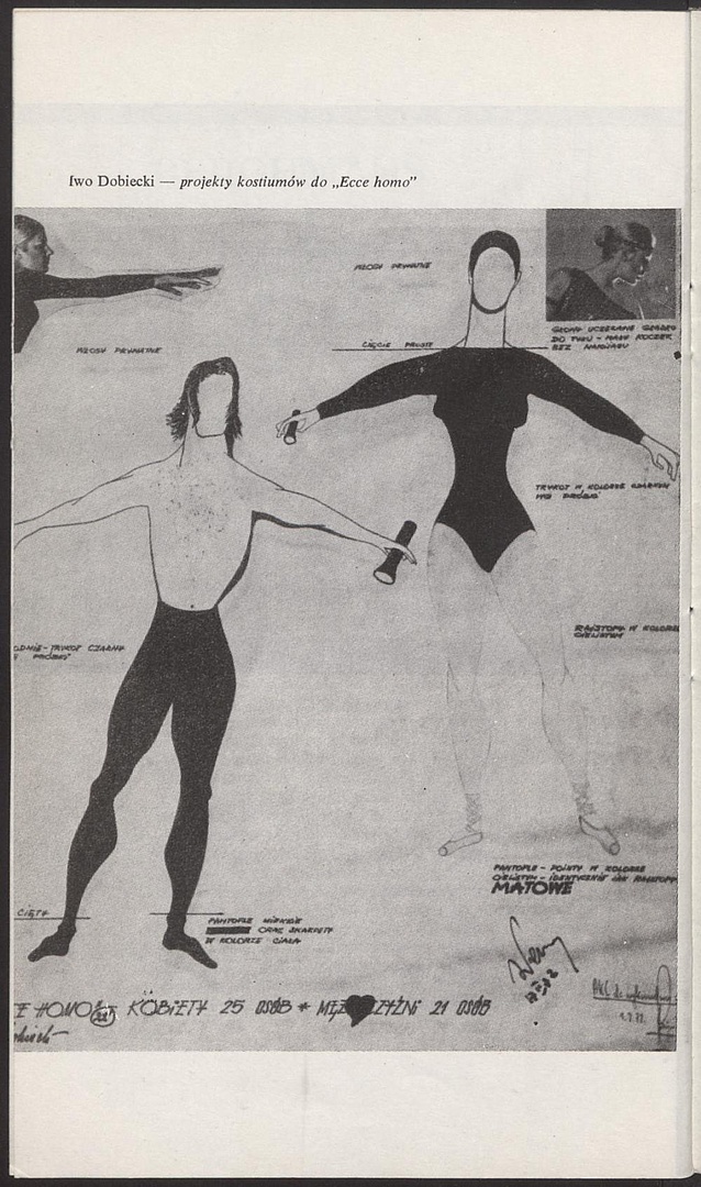 Program. „Ecce homo” Jose Berghmans 1972-04-16