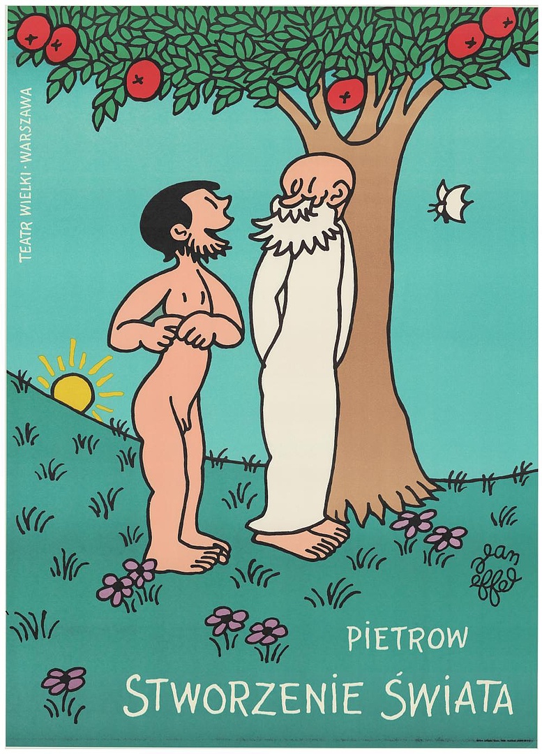 Plakat. „Stworzenie świata” Andriej P. Pietrow 1981-01-25