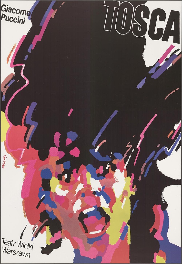 Plakat „Tosca” Giacomo Puccini 23-10-1992