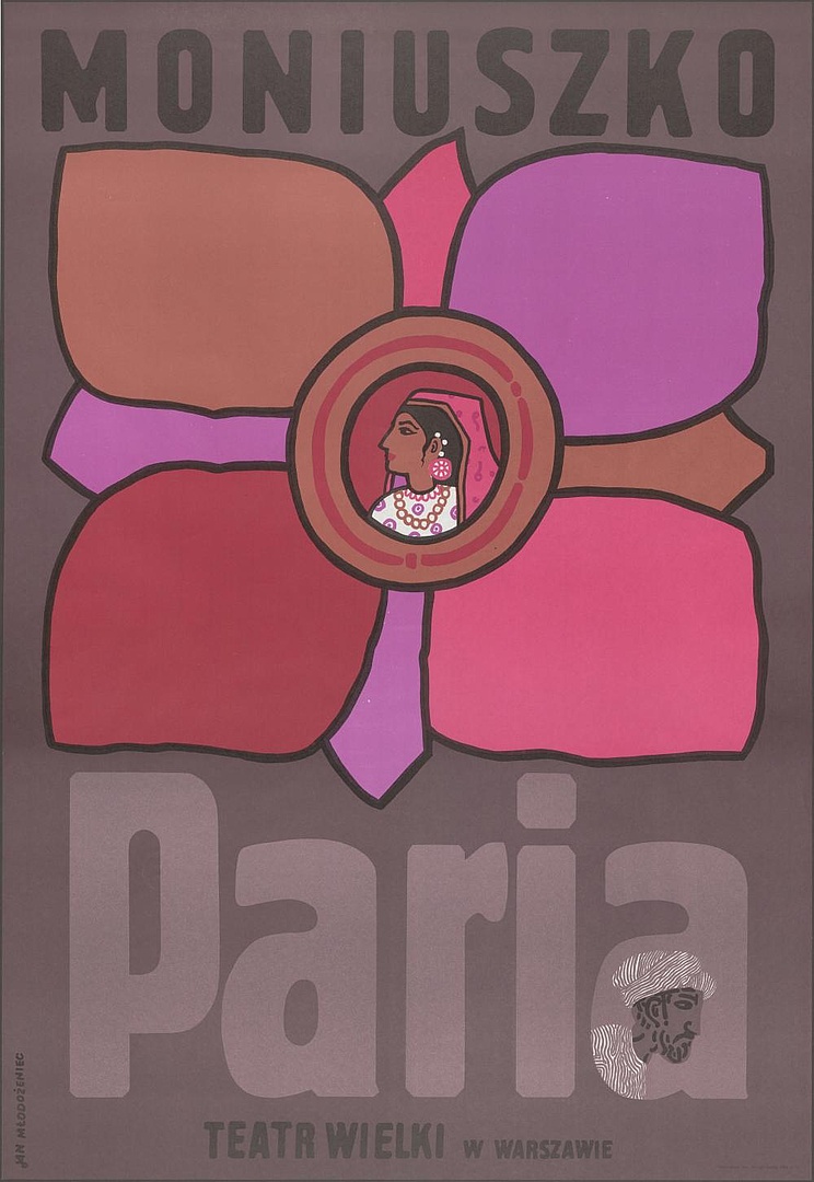 Plakat „Paria” Stanisław Moniuszko 09-11-1980