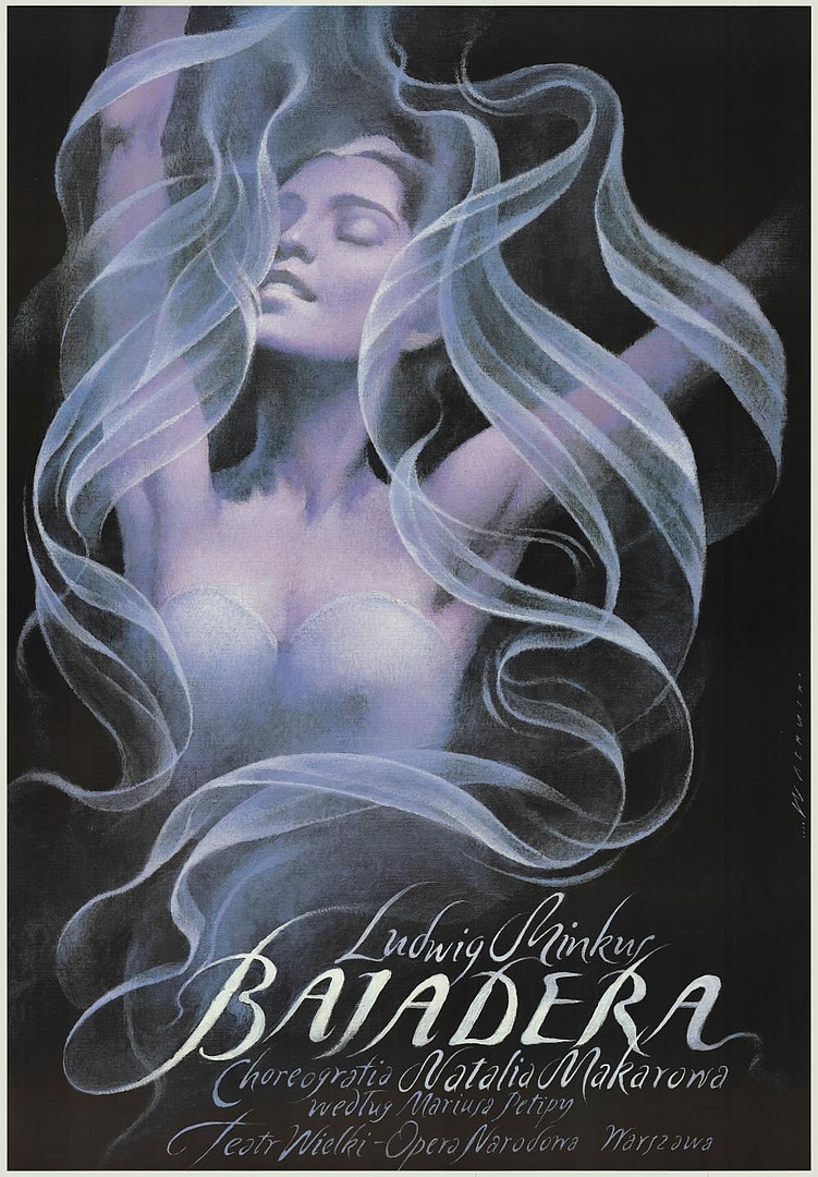 Plakat. „Bajadera” Ludwig Minkus, John Lanchbery 2004-05-15