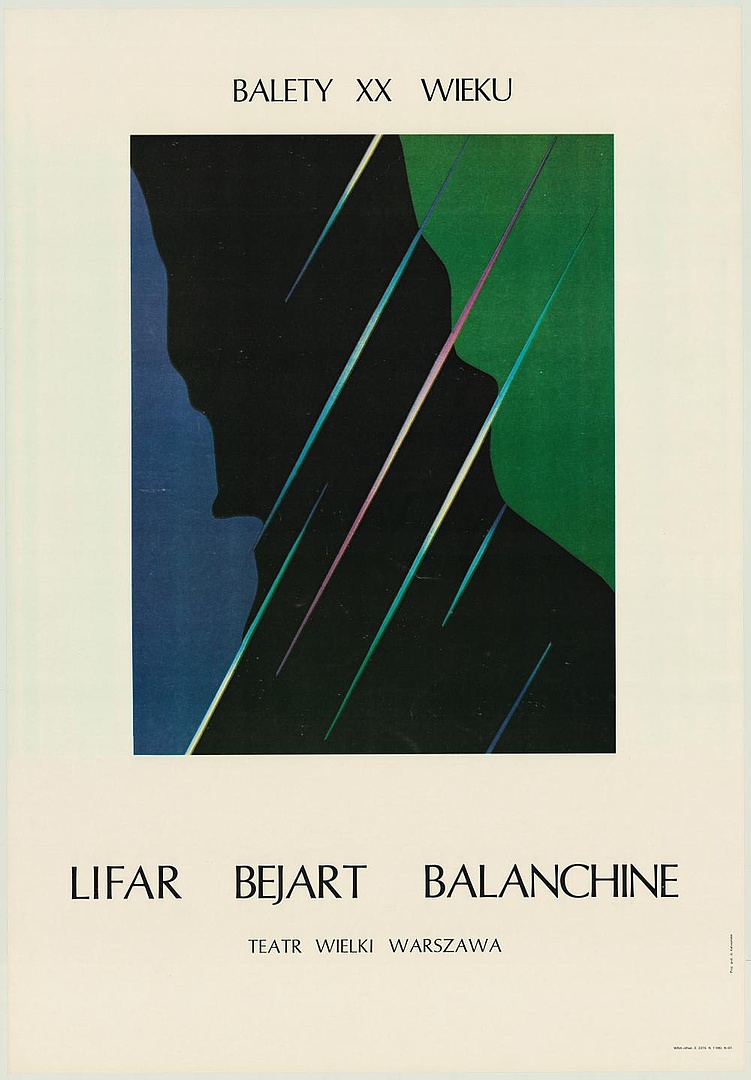 Plakat. „Suite en blanc” Édouard Lalo 1985-06-22