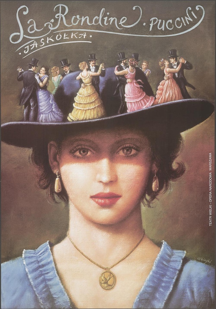 Plakat „La Rondine” Giacomo Puccini 08-06-2003
