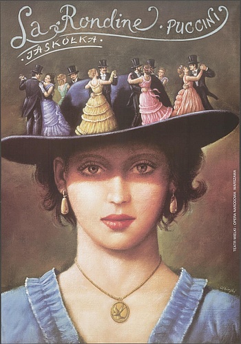 Plakat „La Rondine” Giacomo Puccini 08-06-2003