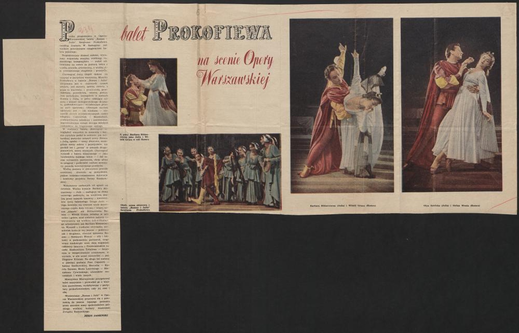 „Romeo i Julia” Siergiej Prokofiew 1954-05-22