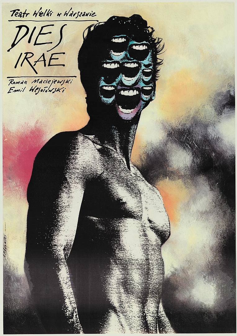 Plakat. „Dies irae” Roman Maciejewski 1991-05-25