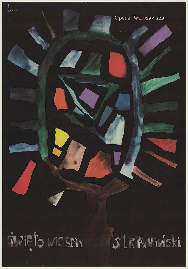 Plakat. „Święto wiosny” Igor Strawiński 1962-03-31