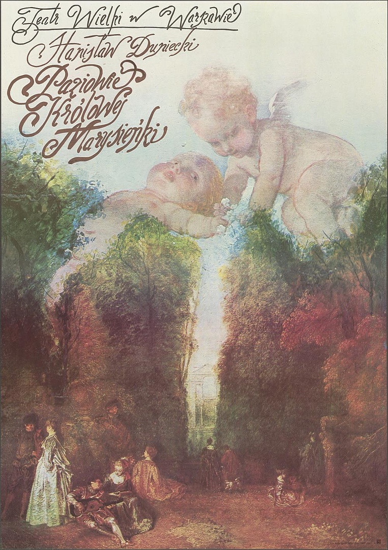Plakat „Paziowie Królowej Marysieńki” Stanisław Duniecki 13-07-1984