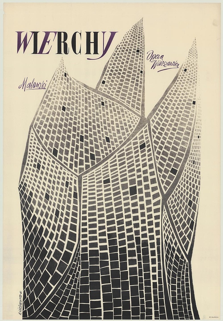 Plakat. „Wierchy” Artur Malawski 1962-02-07