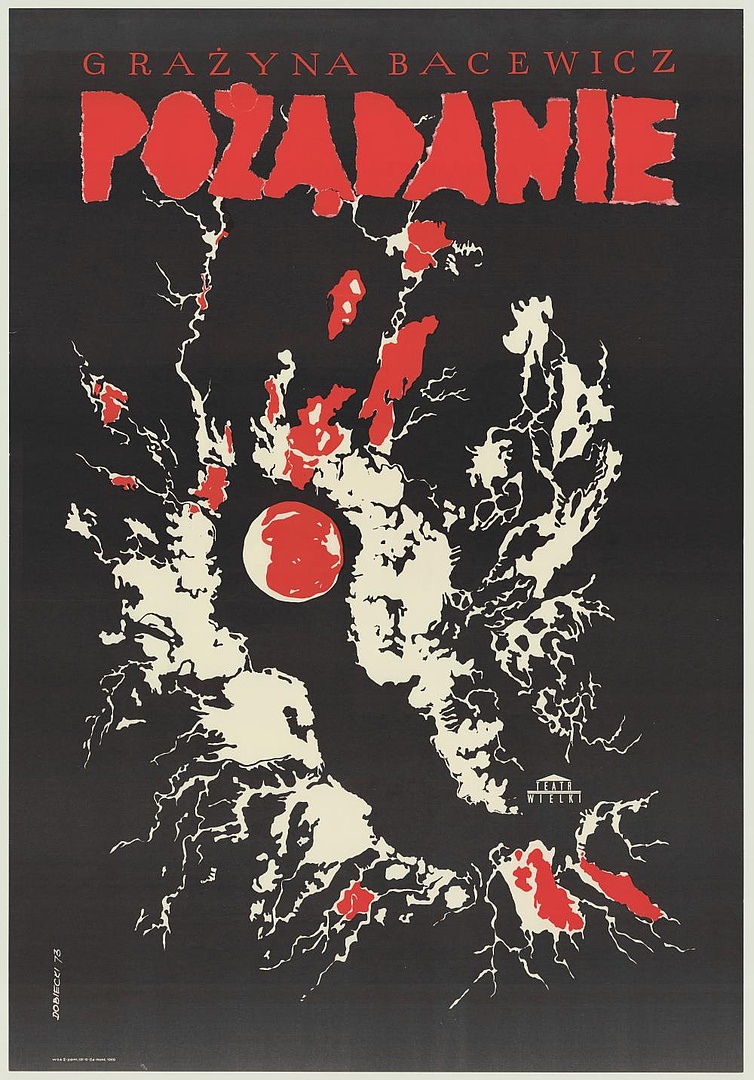 Plakat. „Pożądanie" Grażyna Bacewicz 1973-03-18