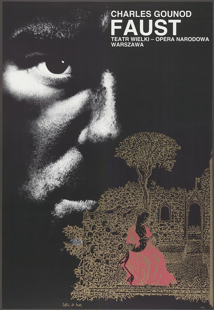 Plakat „Faust” Charles Gounod 18-06-1994