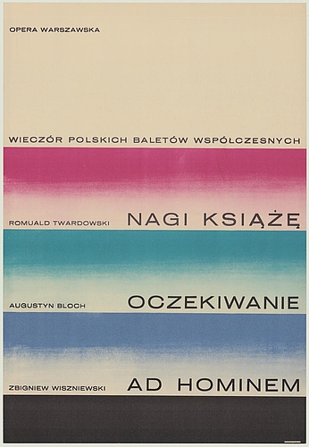 Plakat. „Oczekiwanie” Augustyn Bloch 1964-10-07