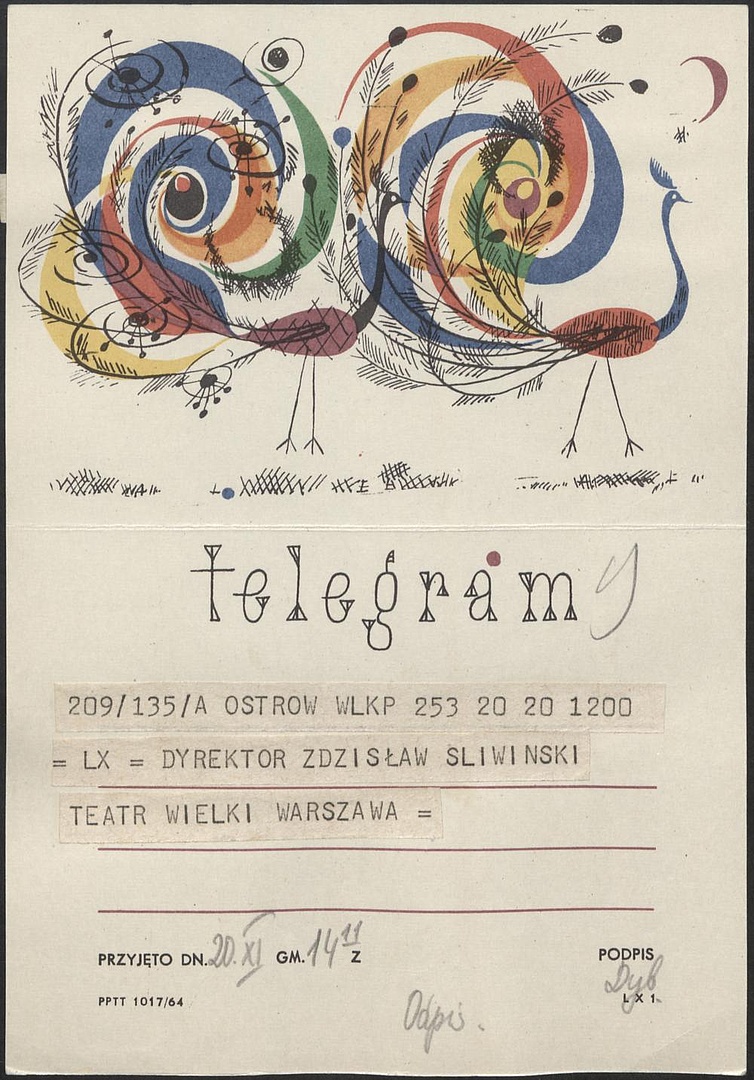 Otwarcie Teatru Wielkiego w Warszawie 19-11-1965