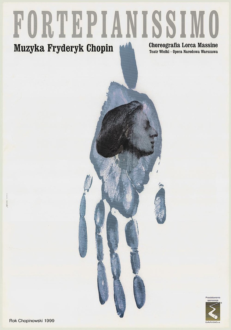 Plakat. „Fortepianissimo” Fryderyk Chopin 1999-09-23