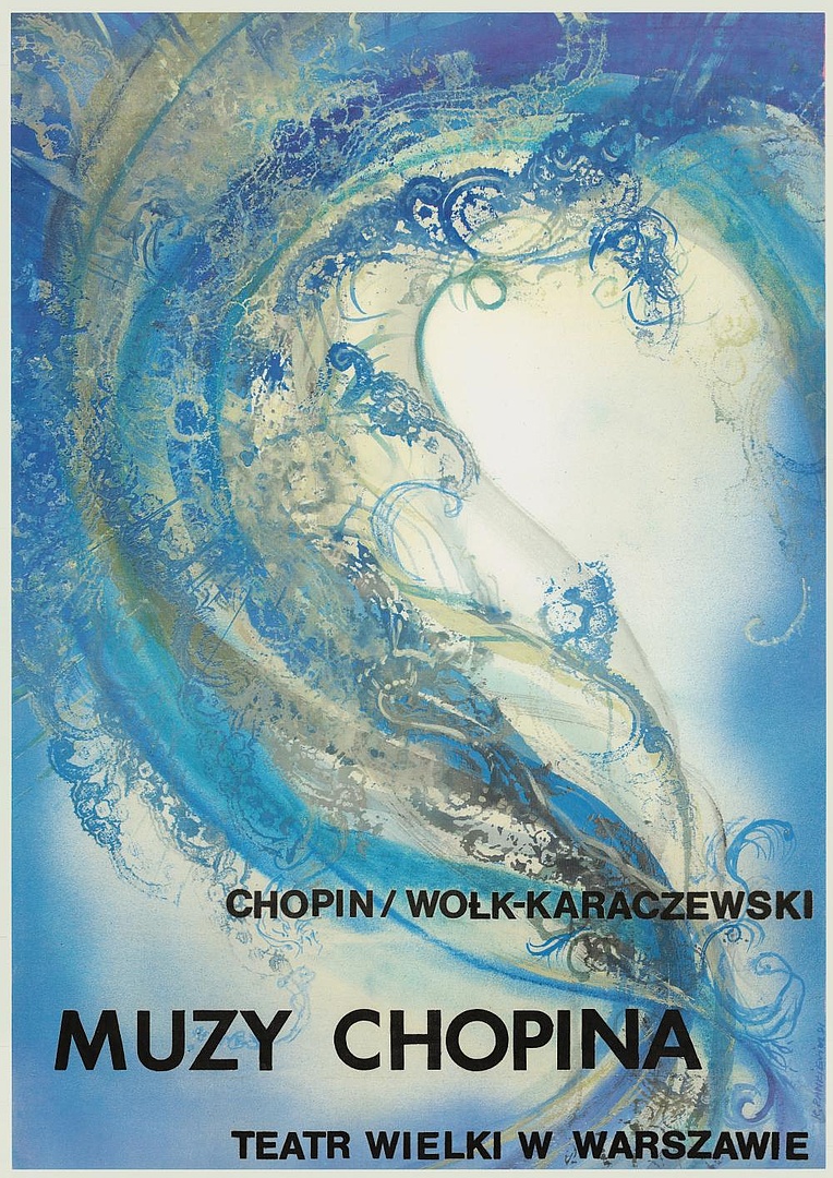 Plakat. „Muzy Chopina” Fryderyk Chopin 1991-05-25
