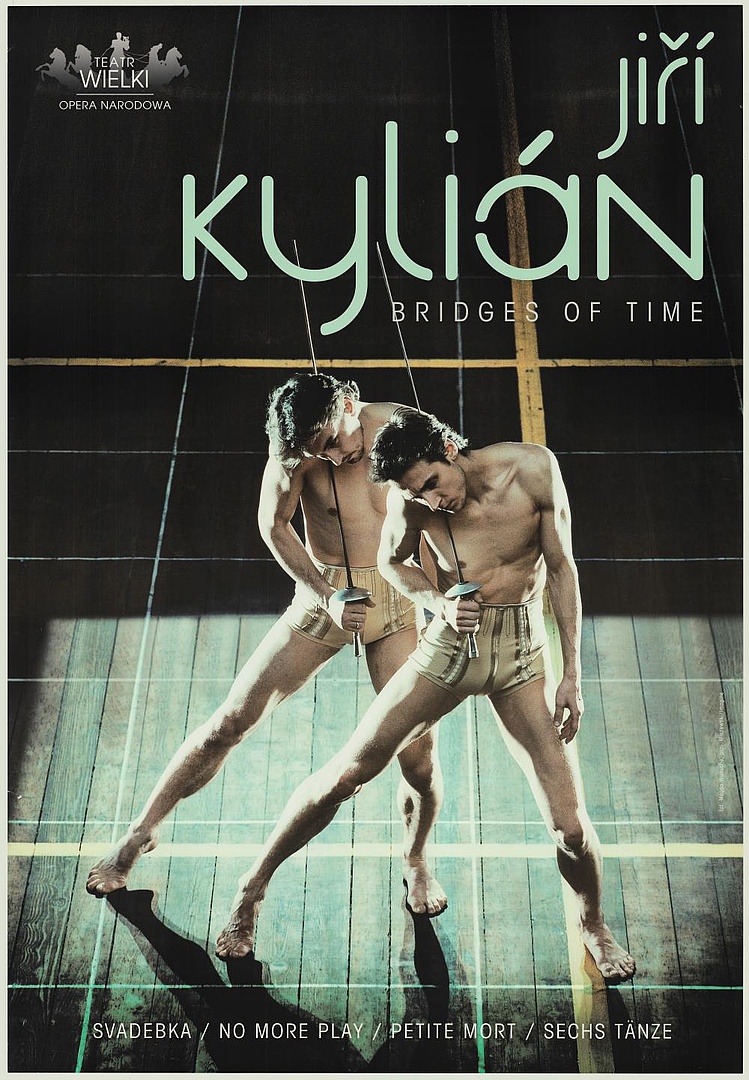 Plakat Bridges of time Jiři Kylián: Svadebka/ No more play / Sechs Tänze