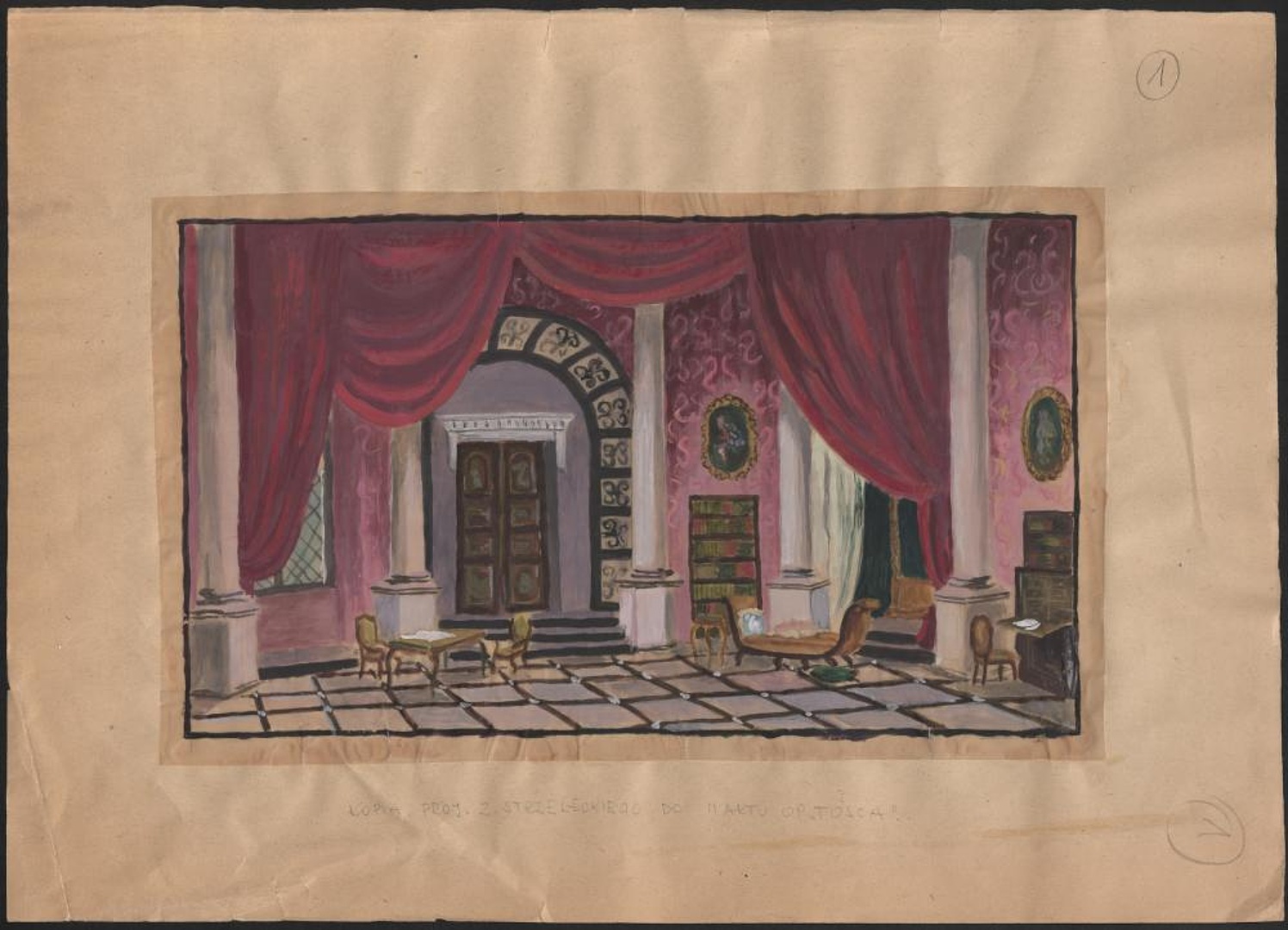 „Tosca” Giacomo Puccini 1953-12-19