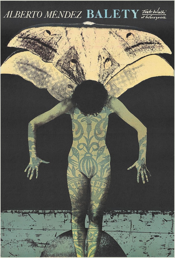 Plakat. „Alberto Mendez – Balety” 1980-03-30
