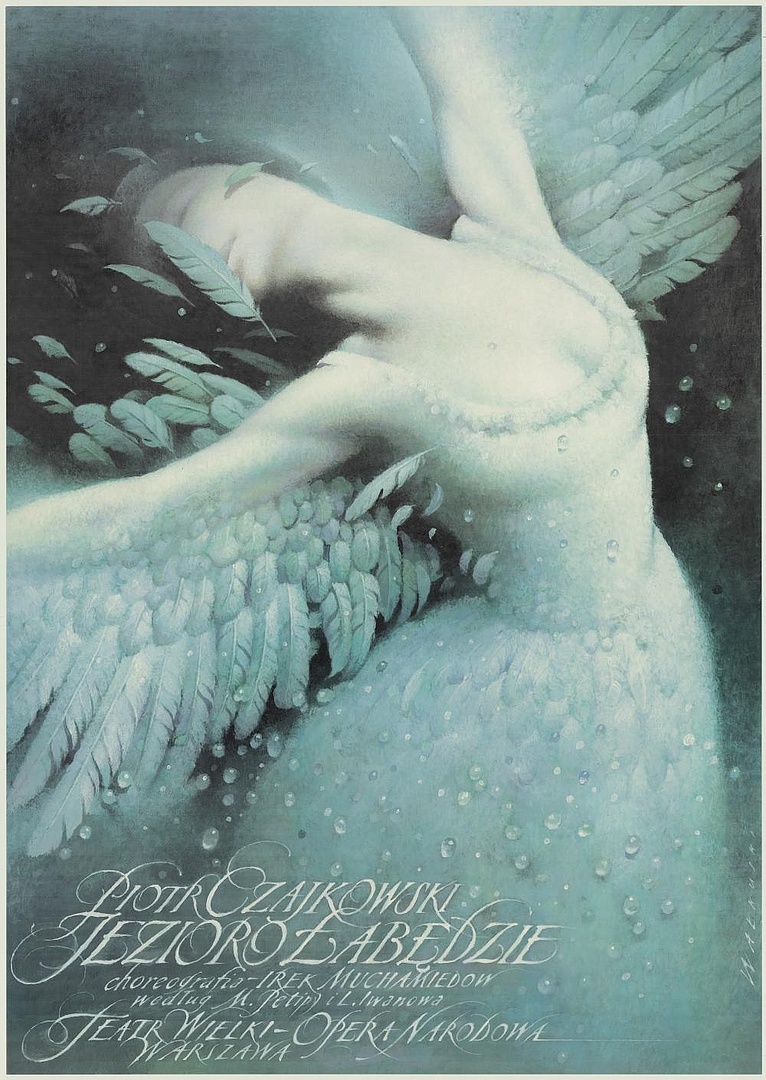 Plakat. „Jezioro łabędzie” Piotr Czajkowski 2001-05-25