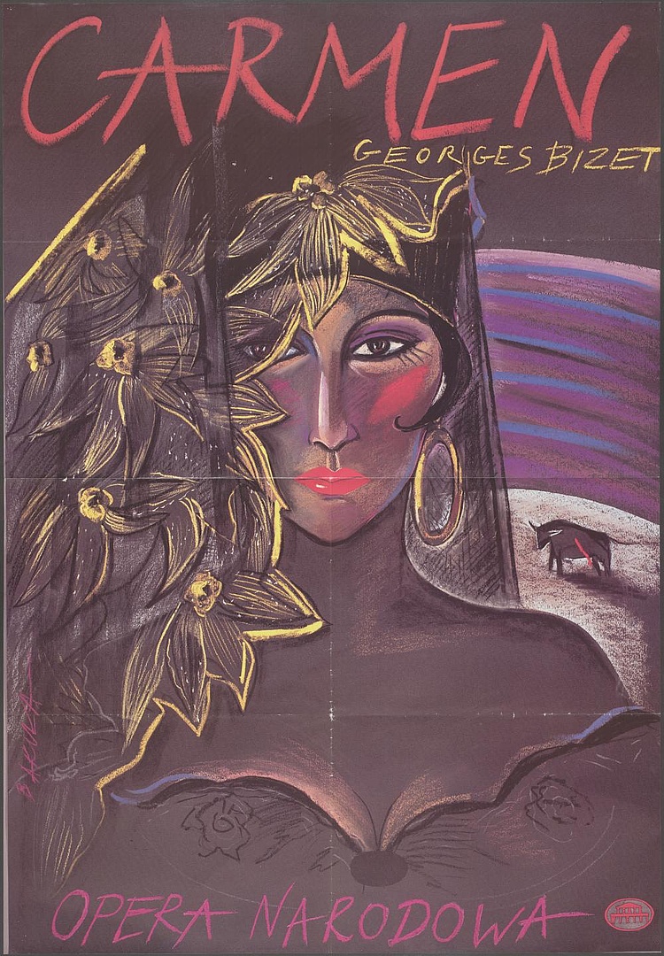 Plakat. „Carmen” Georges Bizet 30-09-1995