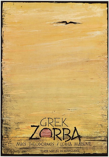 Plakat. „Grek Zorba” Mikis Theodorakis 1991-10-19