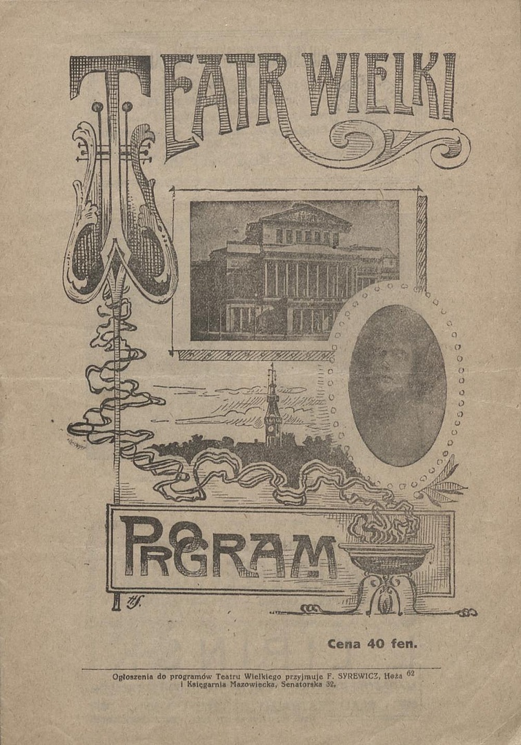 Program benefis baletu 1918