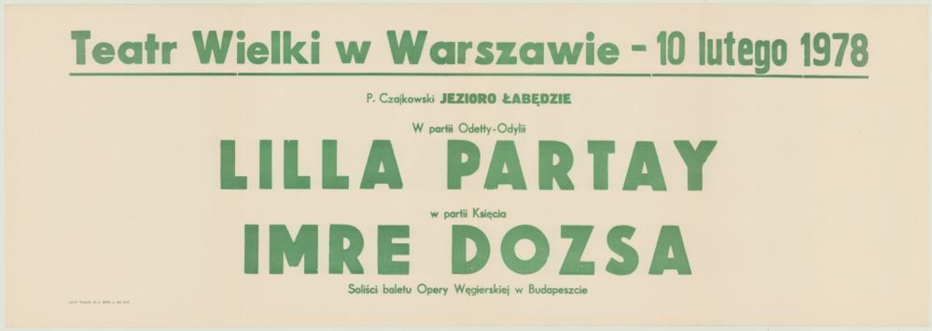 Sztrajfa. „Jezioro łabędzie" Piotr Czajkowski 1978-02-10