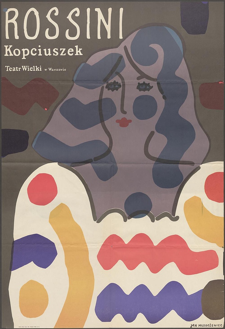 Plakat „Kopciuszek” Gioacchino Rossini 05-07-1980