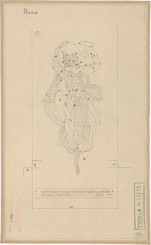 Inwentaryzacja Teatru Wielkiego – Rzuty. Przekroje, Elewacje. Płaskorzeźby