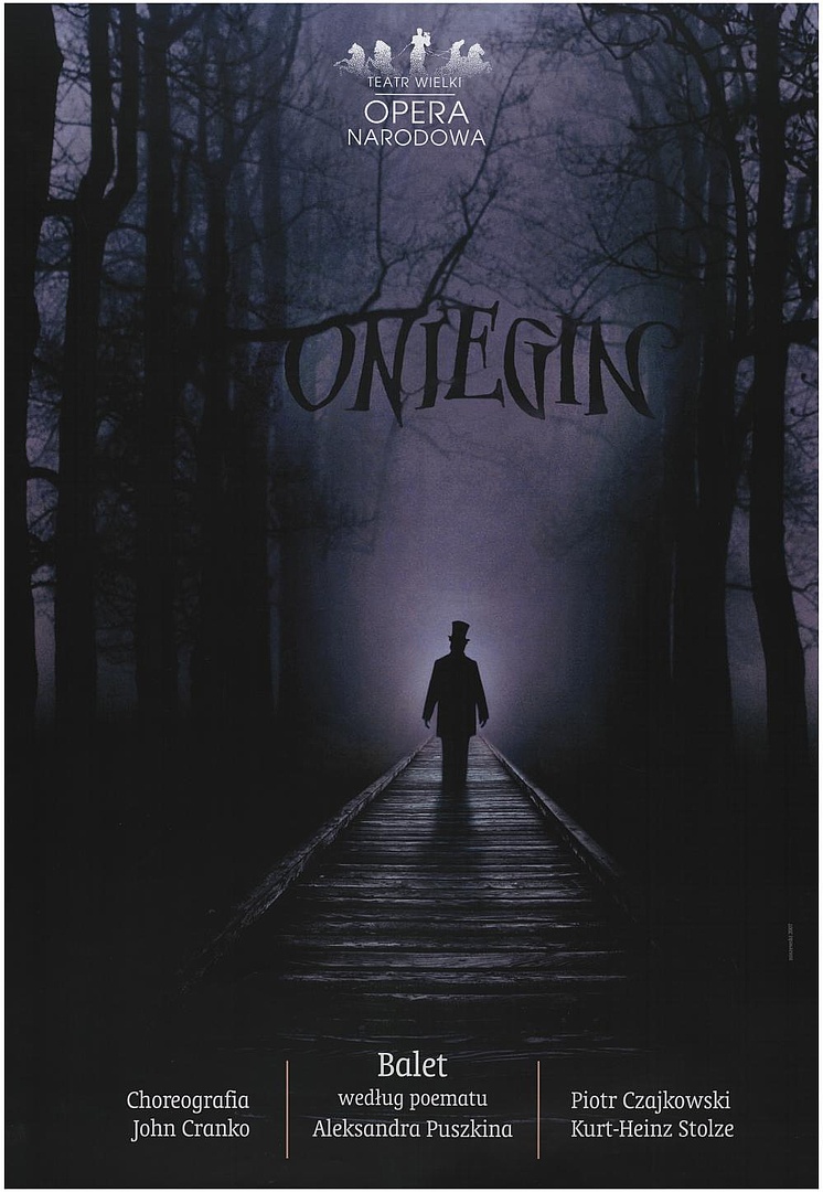 Plakat. „Oniegin” 2007-04-28