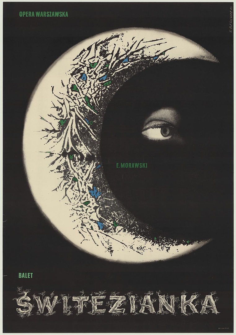 Plakat. „Świtezianka” Eugeniusz Morawski 1962-02-07