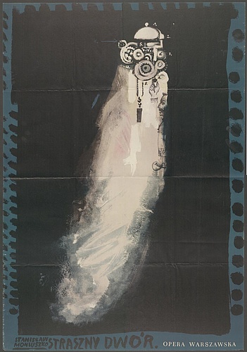 Plakat „Straszny dwór” Stanisław Moniuszko 20-06-1963