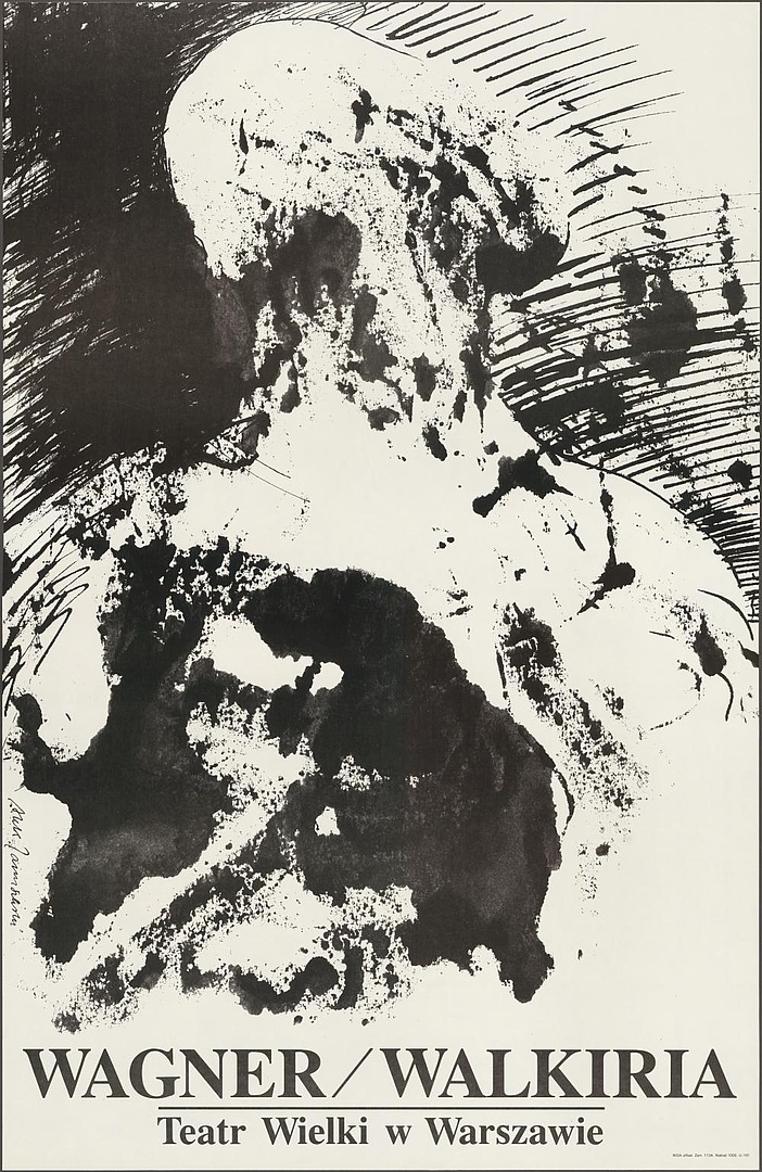 Plakat „Walkiria” Richard Wagner 30-04-1988