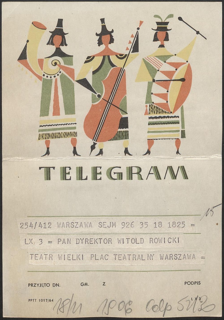 Otwarcie Teatru Wielkiego w Warszawie 19-11-1965