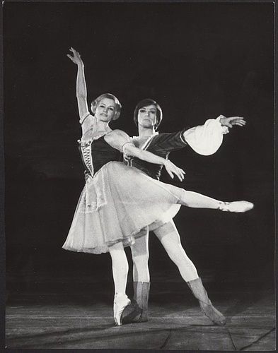 Zdjęcie z baletu „Giselle” 1968-04-20, choreografia Aleksiej Cziczinadze
