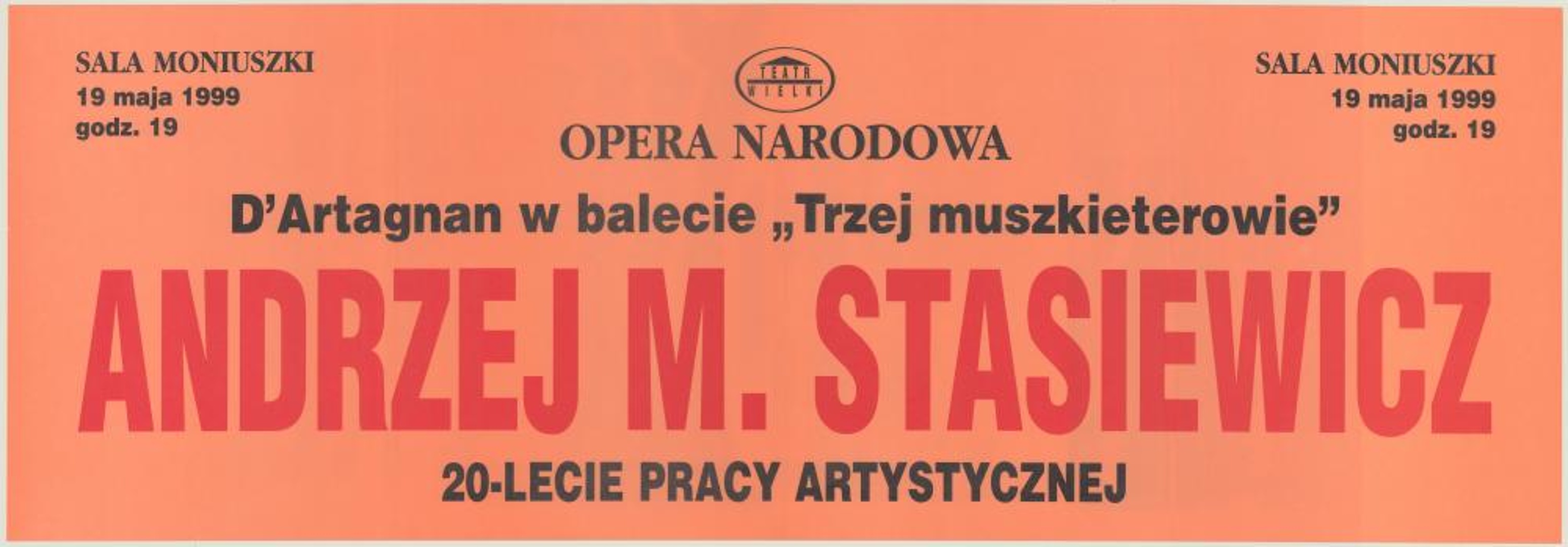 Sztrajfa. „Trzej muszkieterowie” Giuseppe Verdi 1999-05-19