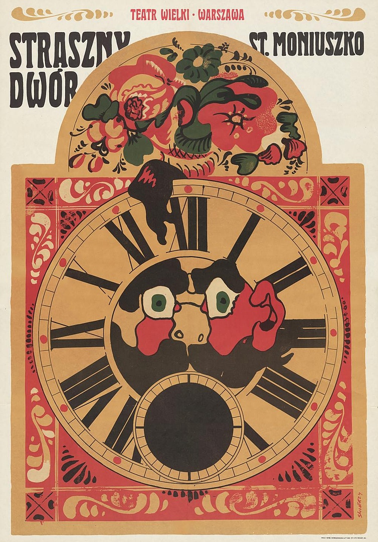 Plakat. „Straszny dwór” Stanisław Moniuszko 20-11-1965