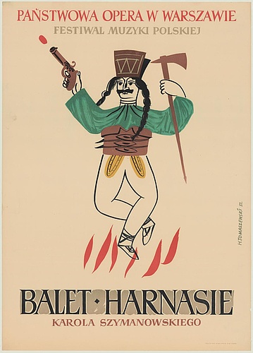 Plakat. „Harnasie” Karol Szymanowski 1951-12-29