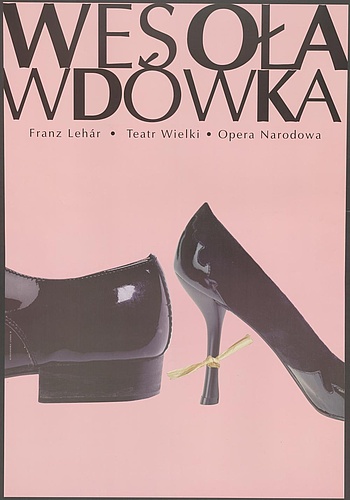 Plakat „Wesoła wdówka” Franz Lehár 16-05-2002