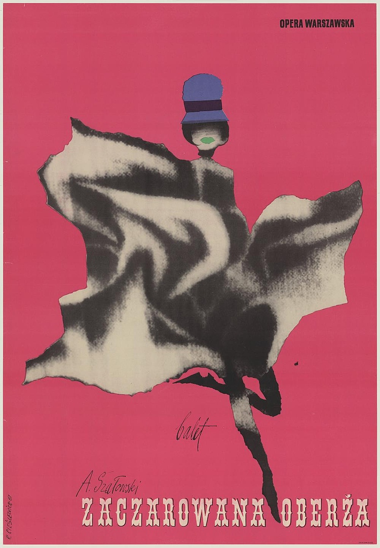 Plakat. „Zaczarowana oberża” Antoni Szałowski 1962-02-07